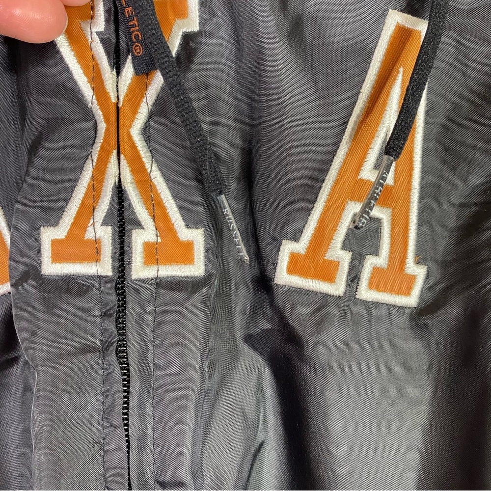 Vintage Russell Athletic Black Texas Longhorn Zip Front Jacket - Picture 4 of 6